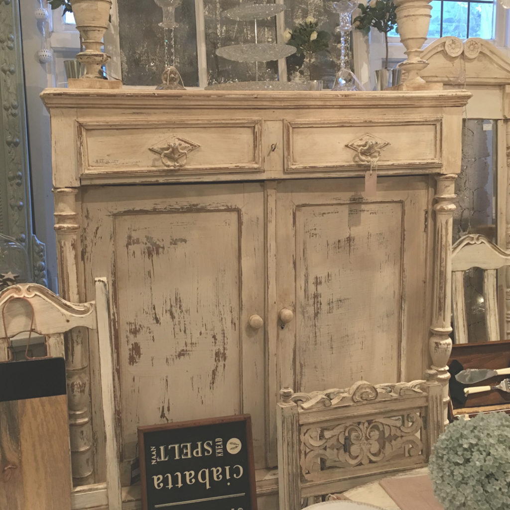 French painted cupboard