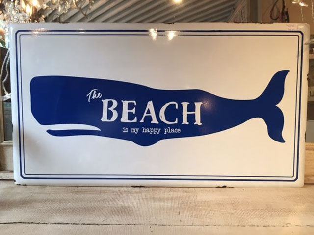 Whale Beach Metal Wall Art La Maison