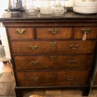 C18th Walnut Chest Of Drawers