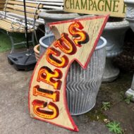 Circus Arrow Sign