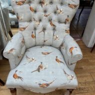 Pheasant Print Chair (Small)