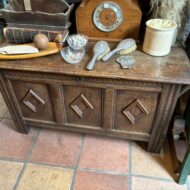 Carved Wooden Chest